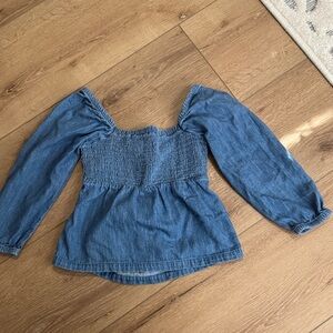 Girls denim shirt